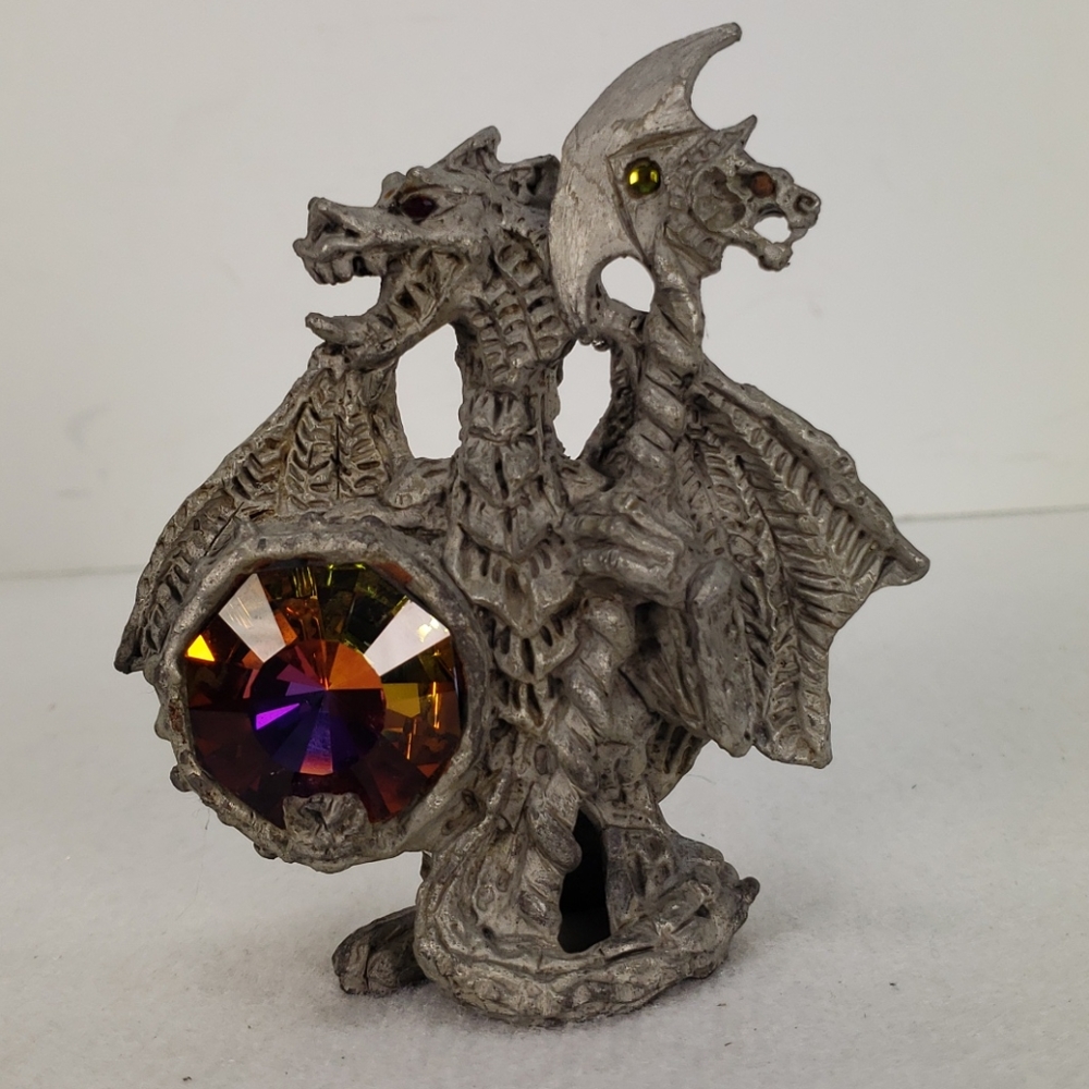 VINTAGE SUNGLO 1996 PEWTER DRAGON FIGURINE F3998